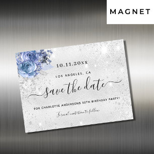 imã salve a data azul festa de aniversário