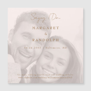 Imã salve a data de Fotografia do Casamento de Ele