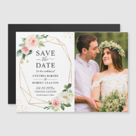 Imã salve a data de Fotografias de Frame Floral Co