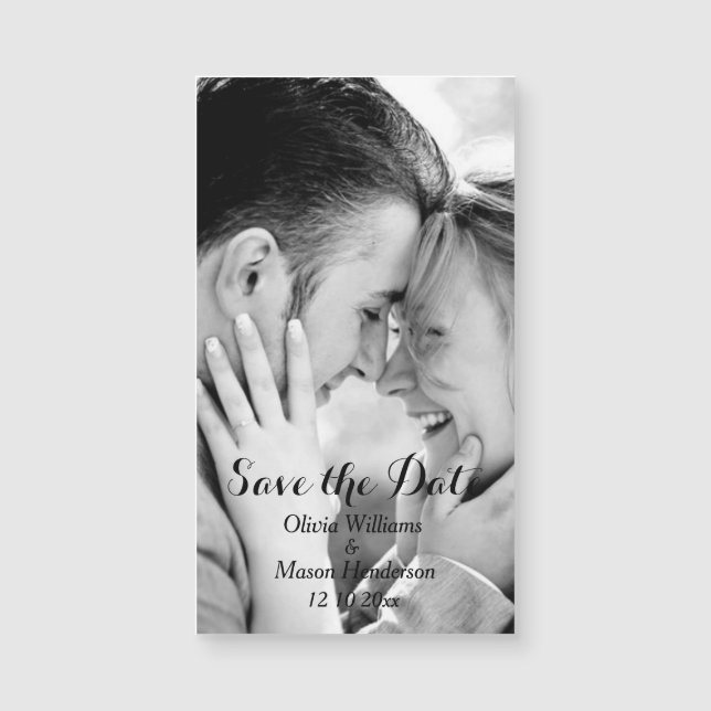 Imã salve a data de fotos (Frente)