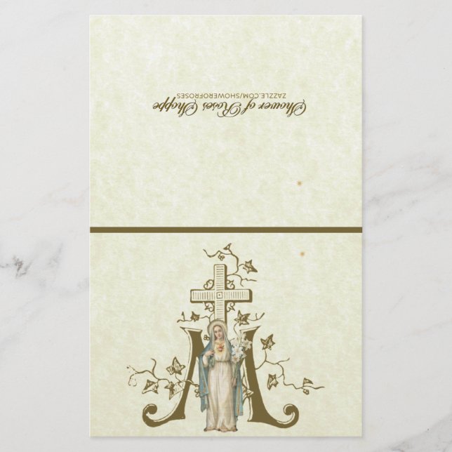 Imaculada Coração Mary Oração de Comunhão Espiritu (Frente)