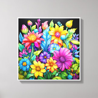 Image printed on canvas for beautiful colors, 200