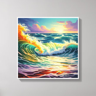 Image printed on canvas for beautiful colors, 202