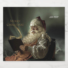 Imagem antiga da magia do Papai Noel dos feriados