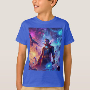 Imagem Cosmic Fantasy impressa T-shirt para crianç