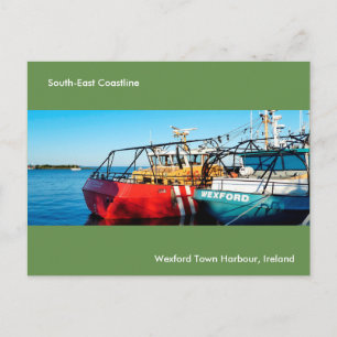 Imagem da embarcação de pesca para cartão postal