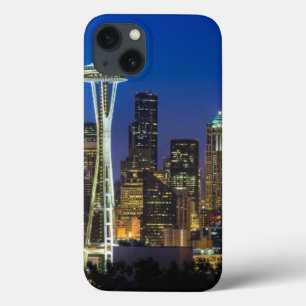 Imagem da skyline de Seattle em horas de manhã