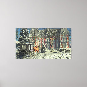 Imagem de 60"x40" em Canvas com "Coleta de Natal"