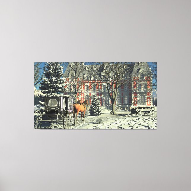 Imagem de 60"x40" em Canvas com "Coleta de Natal" (Frente)