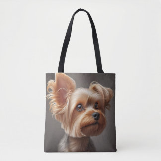Imagem de cachorro pequeno em tote