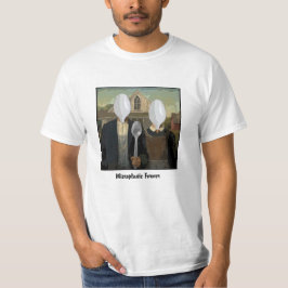Imagem de camiseta gráfica parodiando American Got