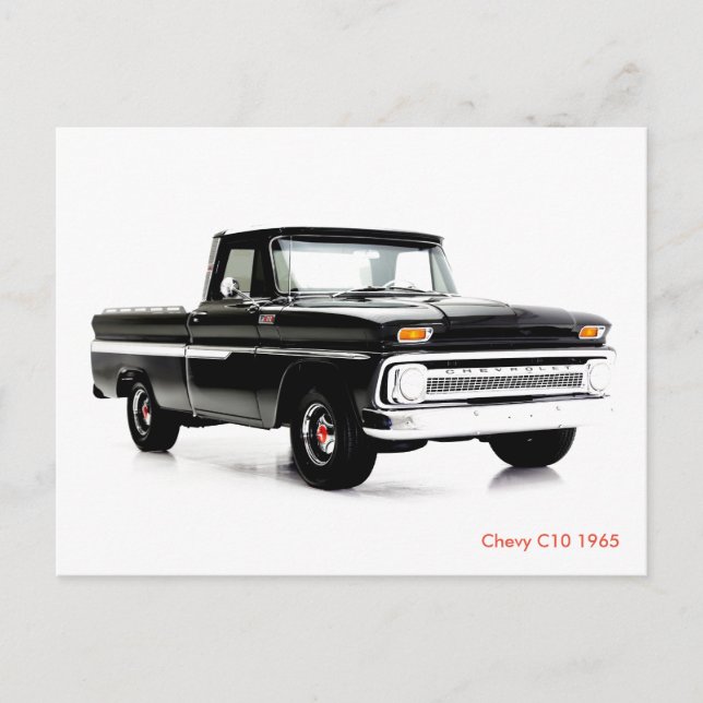 Imagem de carro clássico para cartão postal (Frente)