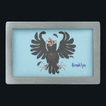 Imagem de desenho animado de corvo maluco<br><div class="desc">Esta raven engraçada tem algo para se culpar! Desenhado no estilo legal de ilustração de desenho animado.</div>