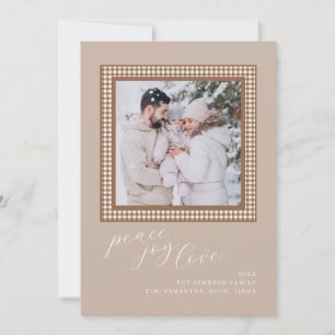 Imagem de Feriado de Cartão de Natal Brown Tan