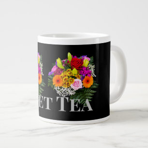 Imagem de Flor Xícara de Chá Doce Texto nome Canec