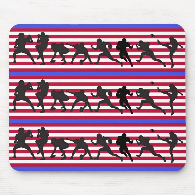 Imagem de futebol americano para o mouse pad (Frente)