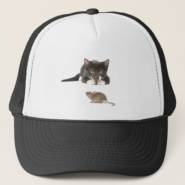 Imagem de Gato e Rato para Boné (Frente)