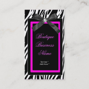imagem de laço rosa quente da etiqueta Zebra Bouti