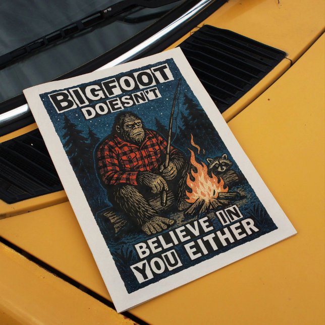 Imagem de Muro Bigfoot Retro Zine Poster (Criador carregado)