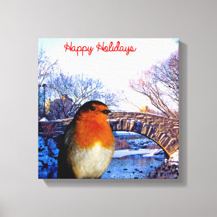 Imagem de Natal para canvas ondulada