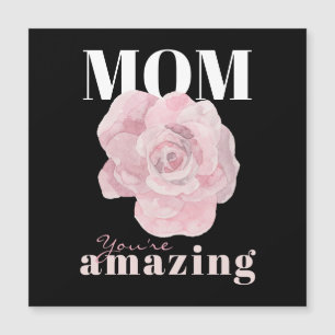 Imagem de saudação de Dia de as mães Floral Negro