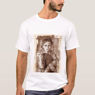 Imagem de uma camisa de menina atraente