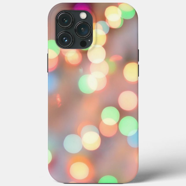 	Imagem desfocada do natal iluminado Luz (Verso)