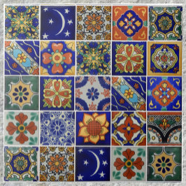 Imagem do Azulejo Talavera no Azulejo cerâmico 6 x