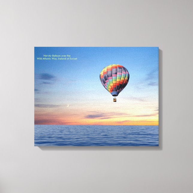 Imagem do balão de ar quente para Canvas (Frente)