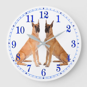Imagem do cão para o relógio de parede acrílico do