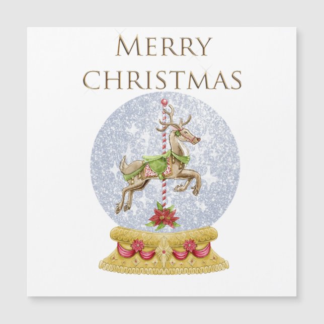 Imagem do globo da neve da Vintage (Frente)