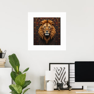 Imagem do Leão impressão, Poster de Valor (Matte)