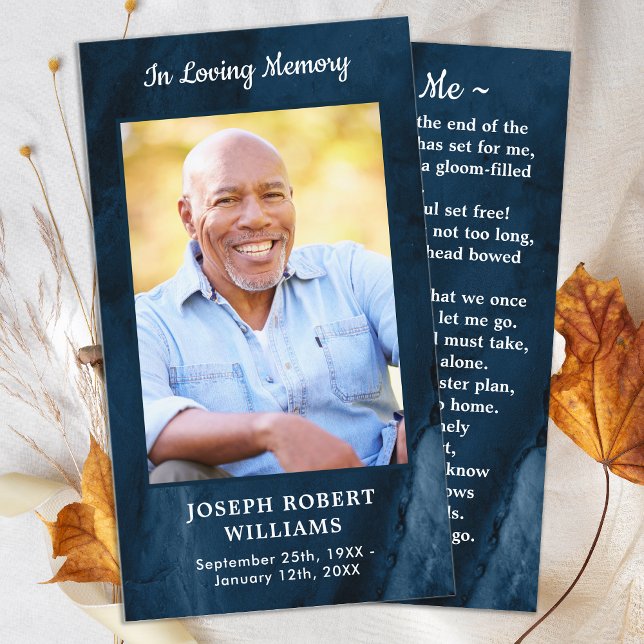 Imagem do Memorial Funeral com Cartão Azul (Criador carregado)