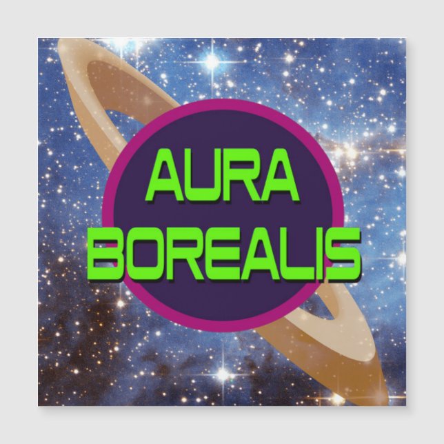 Imagem do programa de rádio Aura Borealis (Frente)