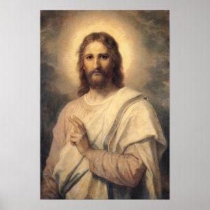 Imagem do Senhor - Heinrich Hofmann Poster Impress