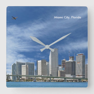 Imagem dos EUA para relógio de parede quadrada