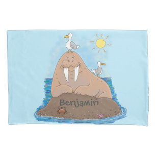 Imagem engraçada de desenhos animados de Walrus