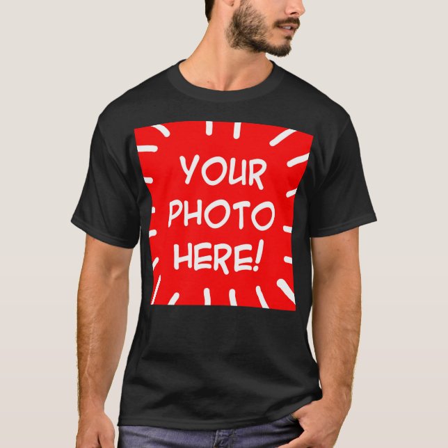 Imagem fotográfica e t-shirts de texto (Frente)