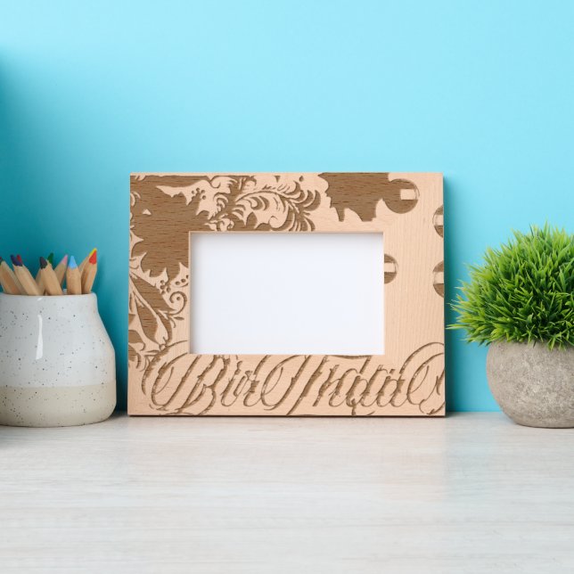 Imagem gravada personalizada, moldura PRATA foto (Front)