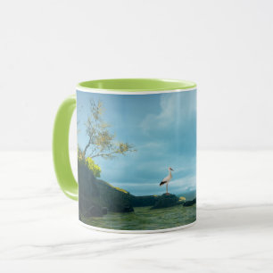 Imagem Heron da cinza para a caneca de dois tons