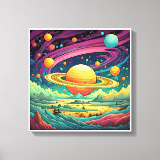 Imagem impressa na canvas para cores bonitas, 193