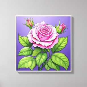 Imagem impressa na canvas para cores bonitas, 68