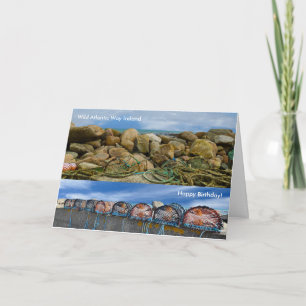 Imagem irlandesa do cartão de saudação de aniversá