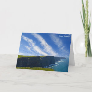 Imagem irlandesa do cartão de saudação de aniversá