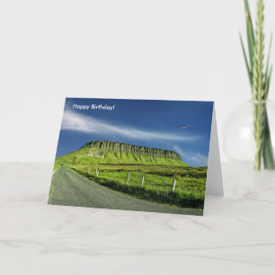 Imagem irlandesa do cartão de saudação de aniversá