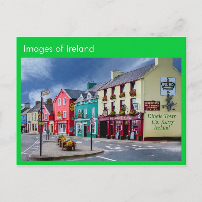 Imagem irlandesa do cartão postal (Frente)