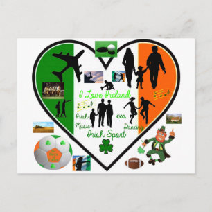 Imagem irlandesa do cartão postal
