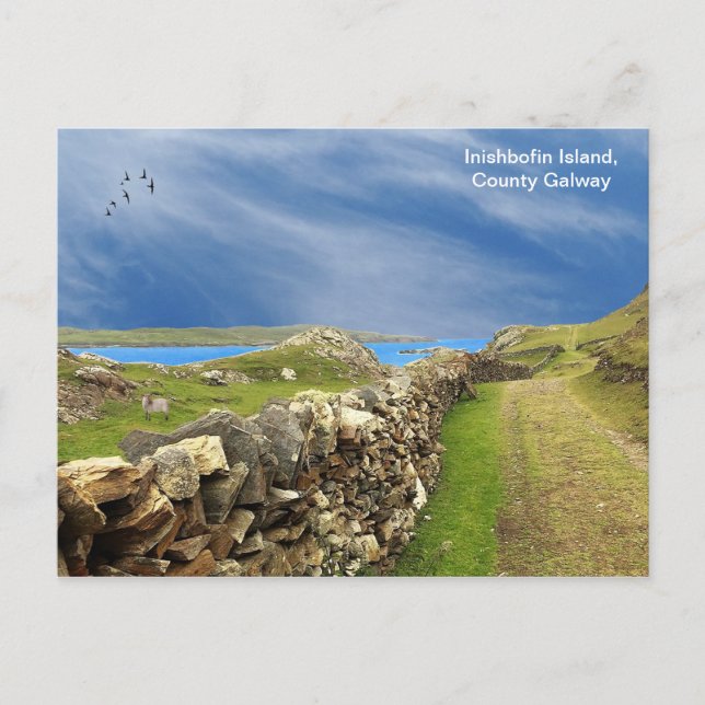 Imagem irlandesa do cartão postal (Frente)