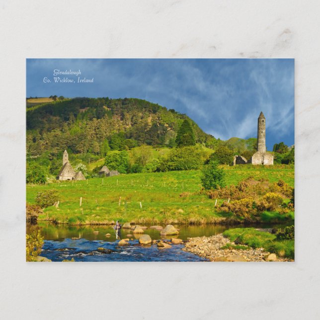 Imagem irlandesa do cartão postal (Frente)