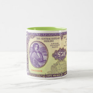 Imagem irlandesa para a caneca de dois tons